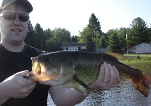 Johnny with a big bass